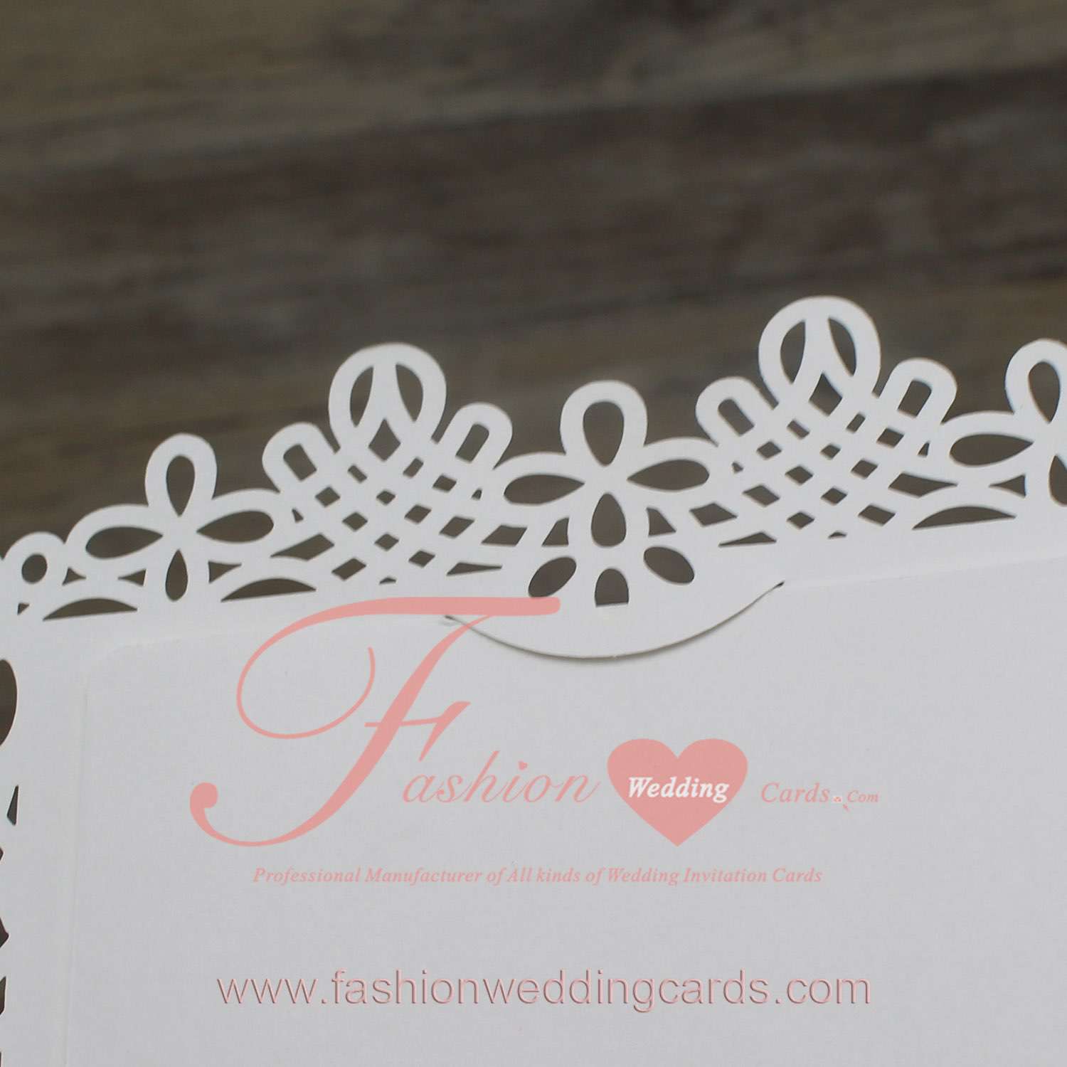 Elegant Blank Laser Cut Wedding Invitations Cheap